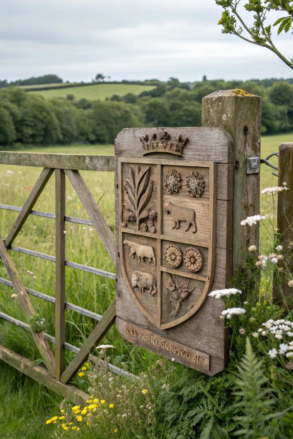 A custom family insignia that conveys a tale of legacy and pride.