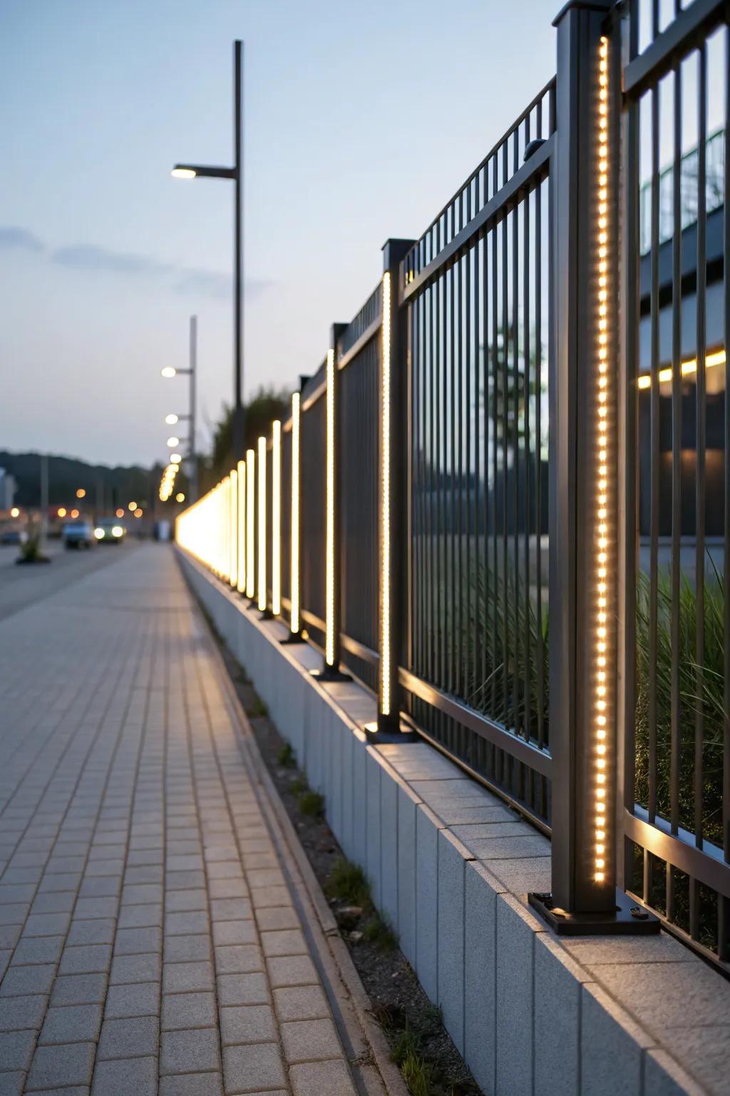 LED bands present a contemporary and energy-efficient lighting alternative.