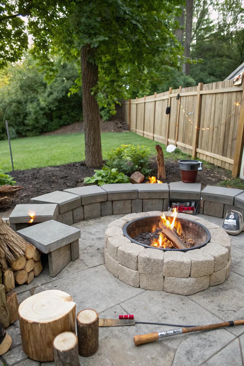 Personalize your outdoor space with DIY concrete capstones.