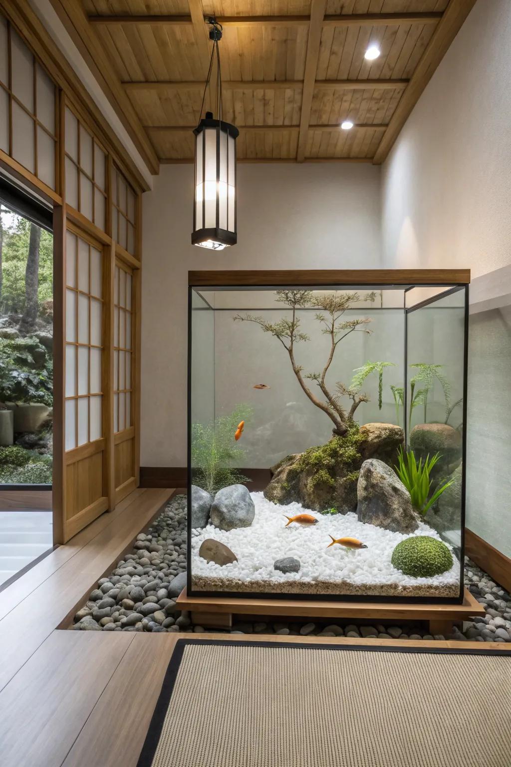 Build a serene retreat through a simple zen garden.