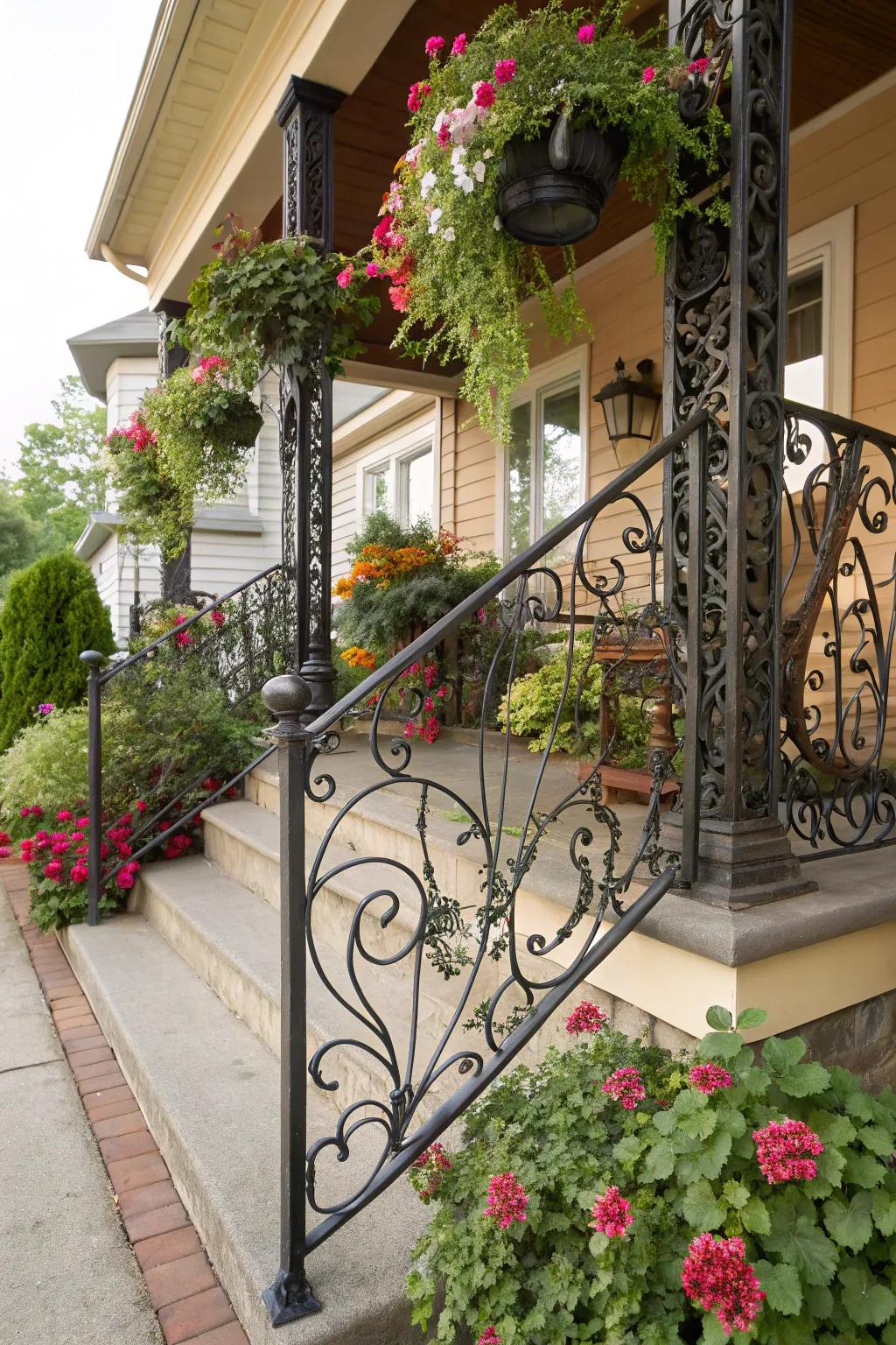 Metal borders inspired by nature that mix perfectly with the yard.