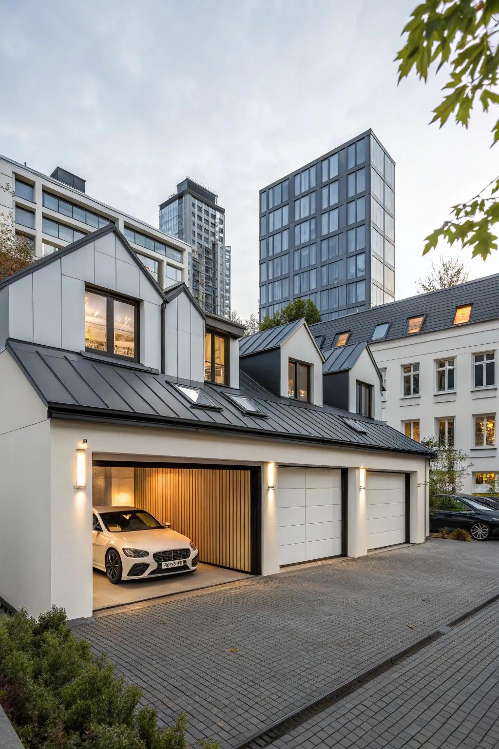 Modern dormers introduce contemporary style to traditional environments.