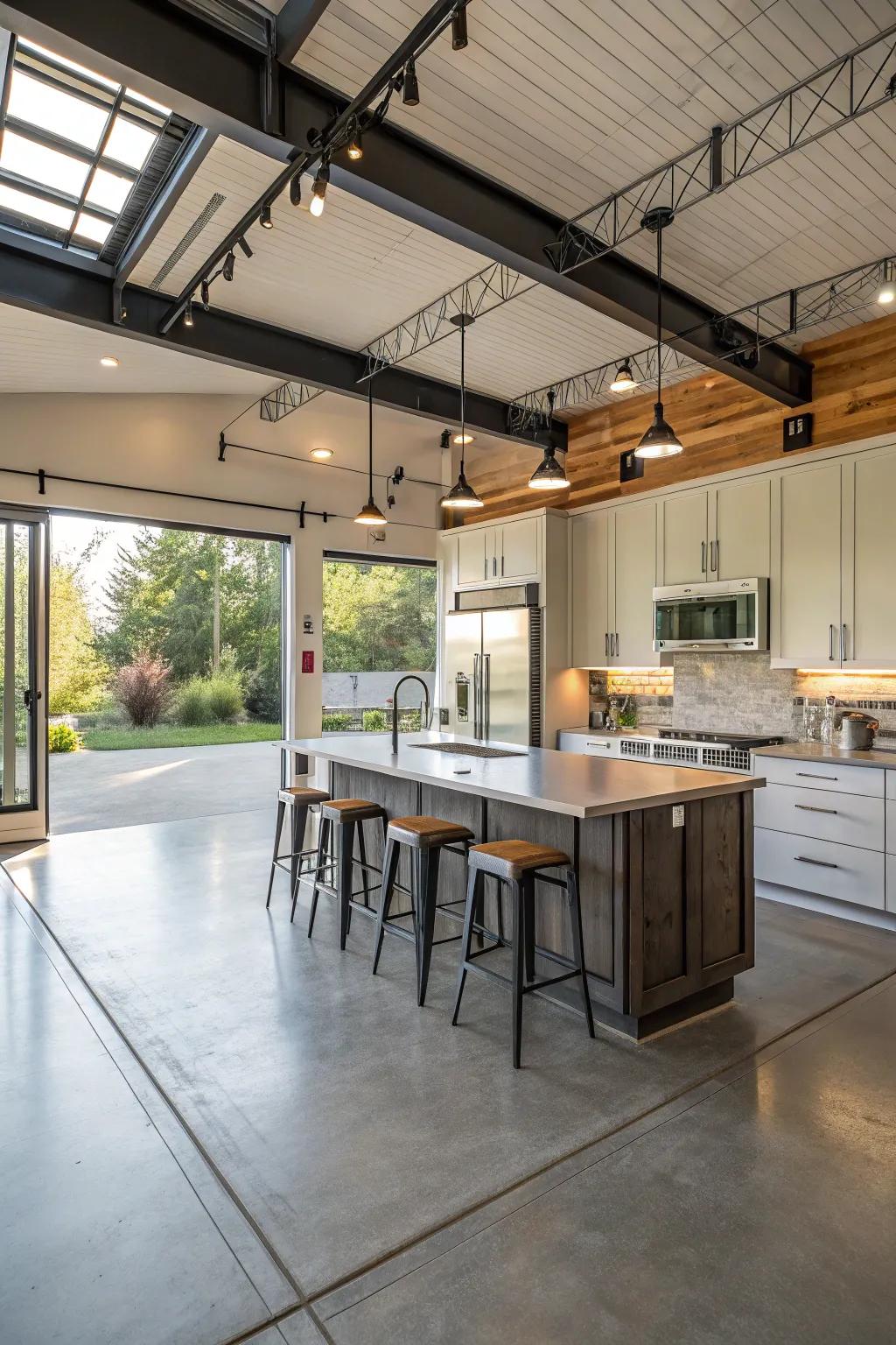 Open layouts enhance flow and accessibility.