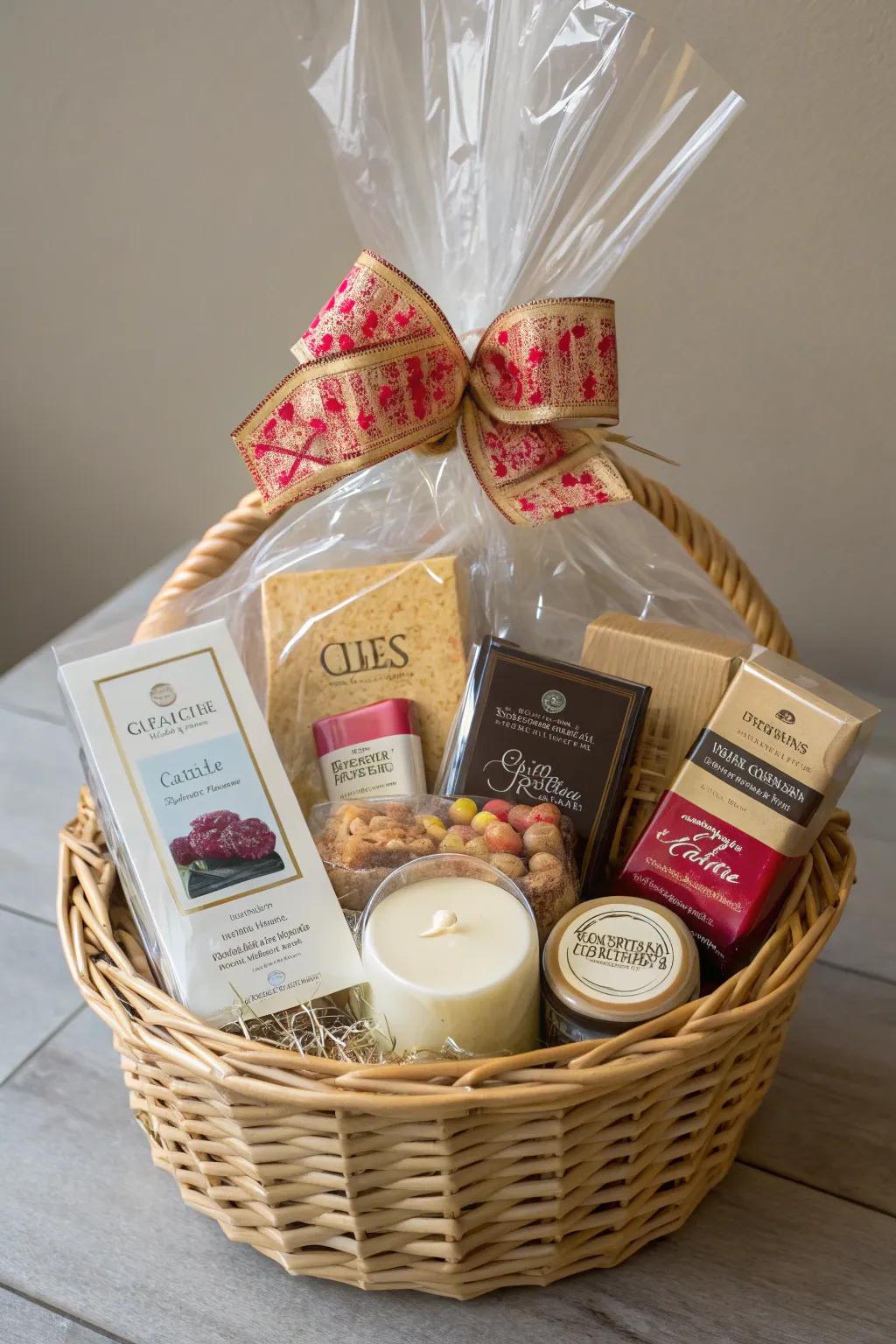 Augment your gift card gifting through a thoughtfully coordinated gifting hamper.