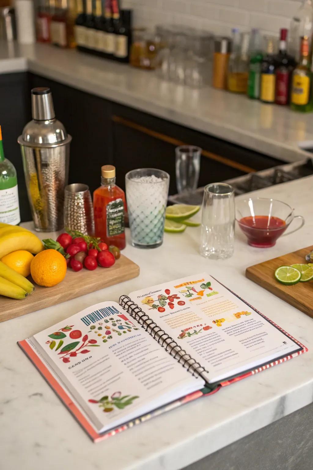 A mixed drink instruction manual is an essential tool for any mixologist.
