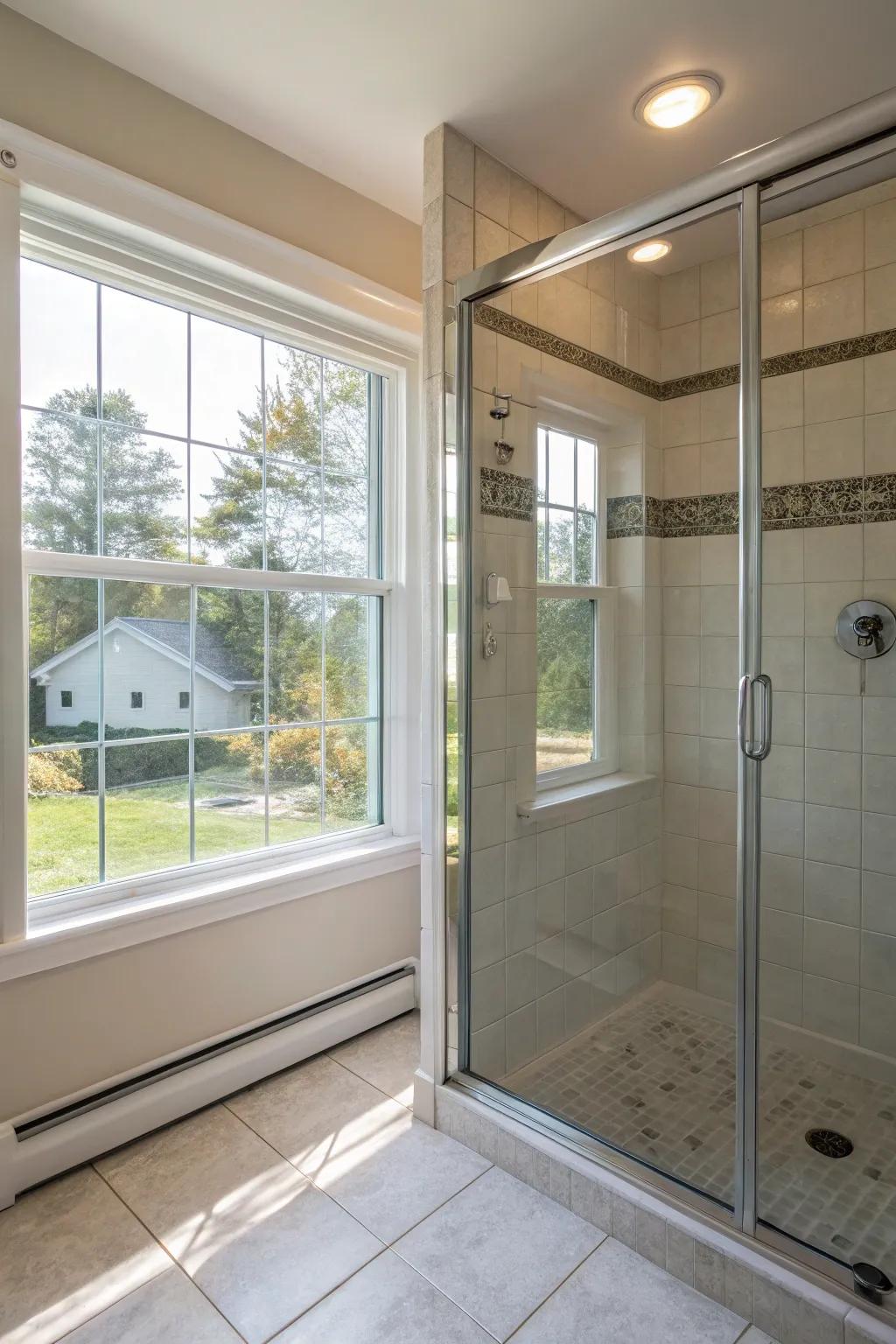Sunlight revolutionizes the shower experience.