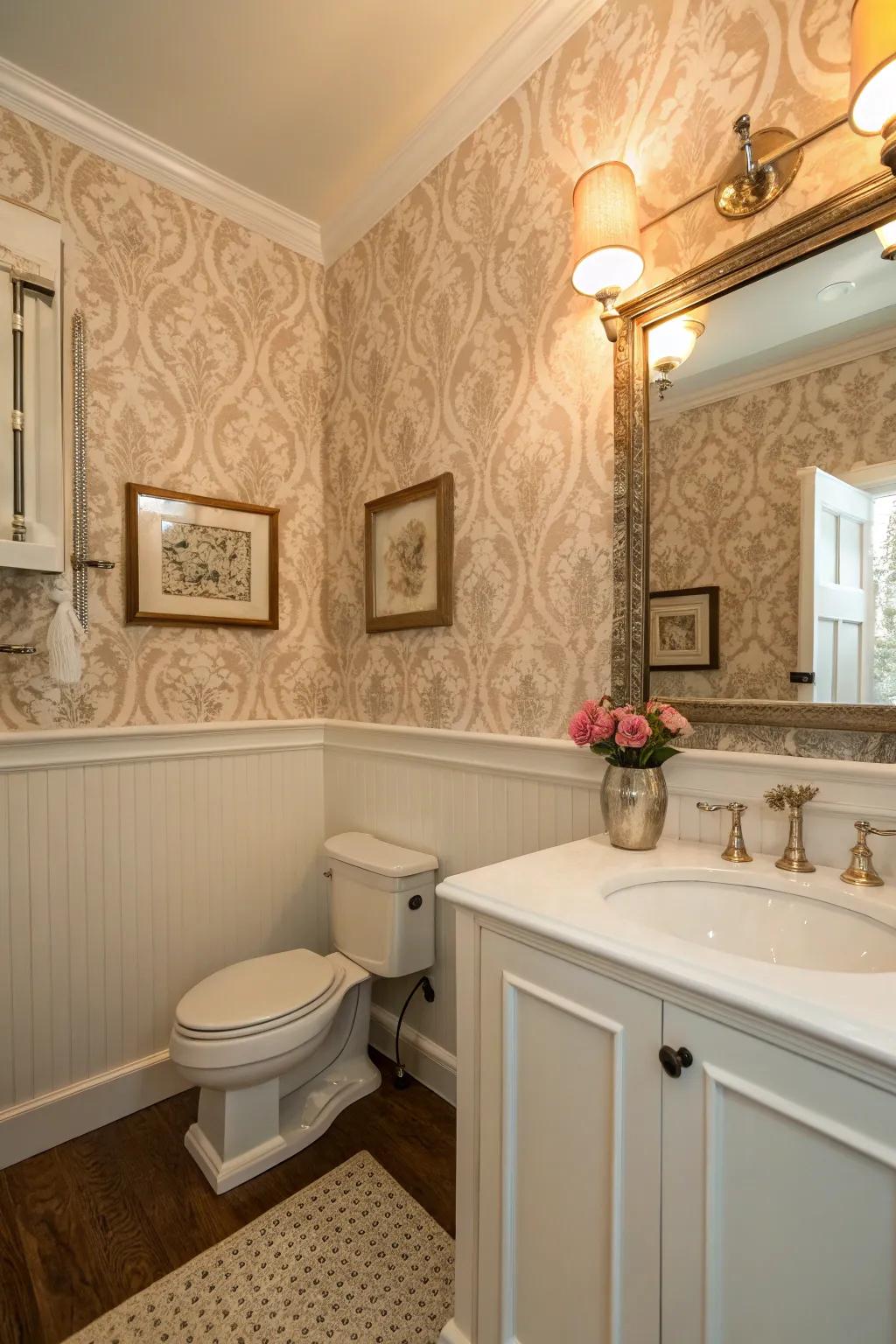 Paneling enriches depth and texture to wall covering decorated walls.