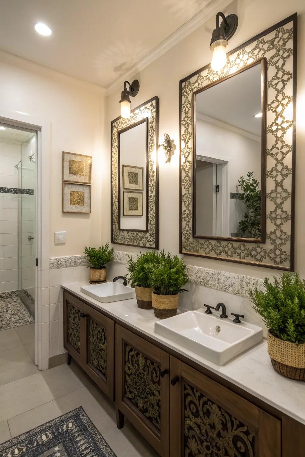 Decorative elements infuse charm and character.