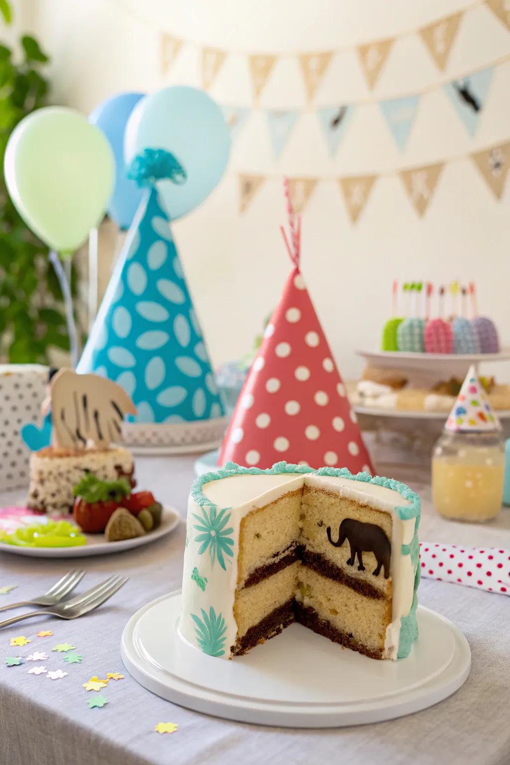 A playful surprise for those who adore animals.