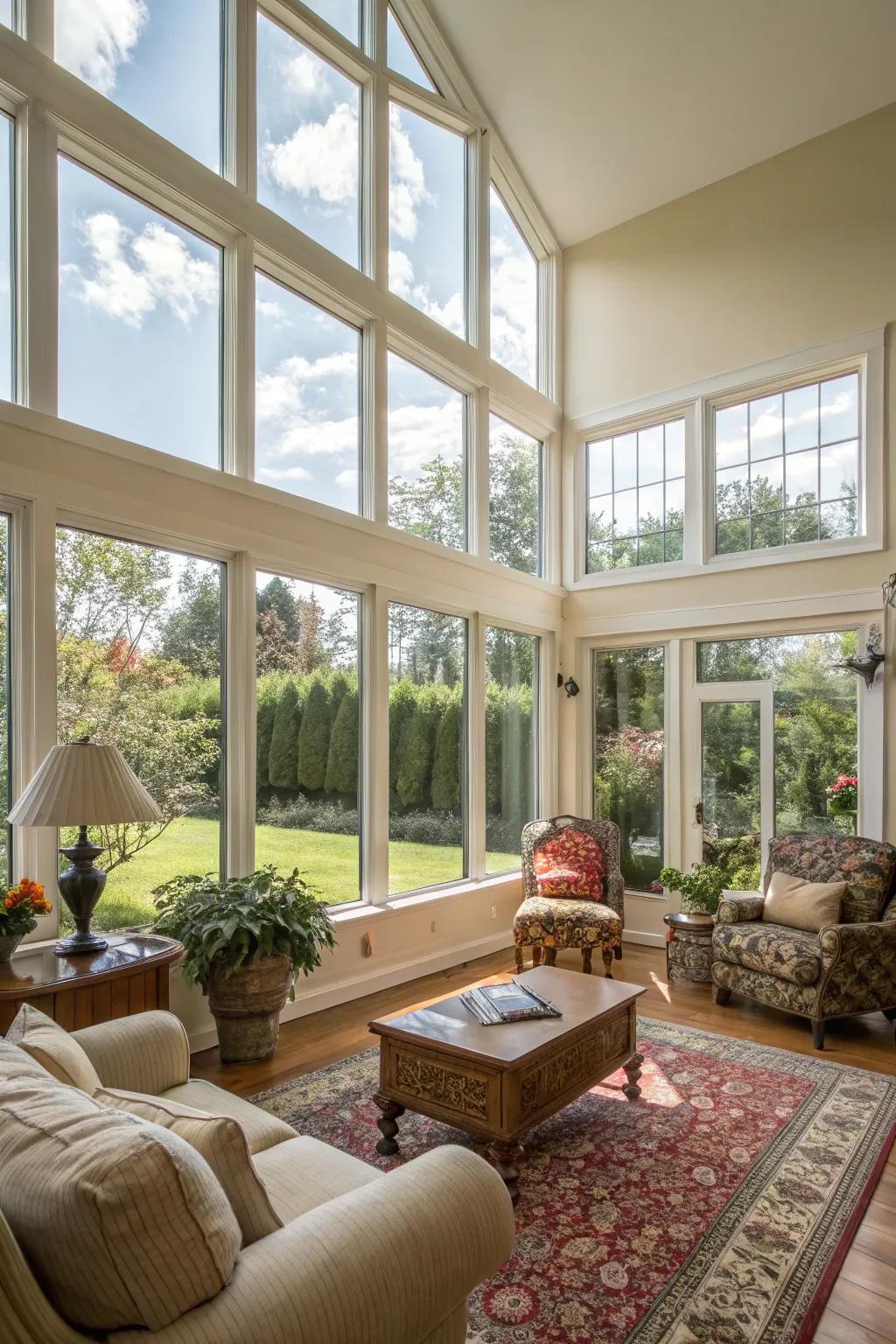 Energy-saving windows make your home brighter while also saving money.