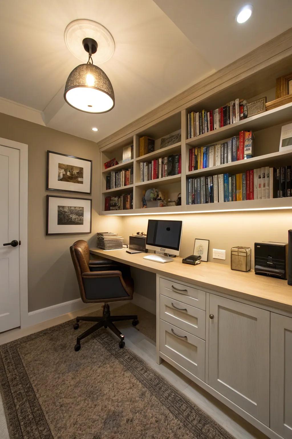 Flush mount fixtures are perfect for low ceilings, maintaining a streamlined look.