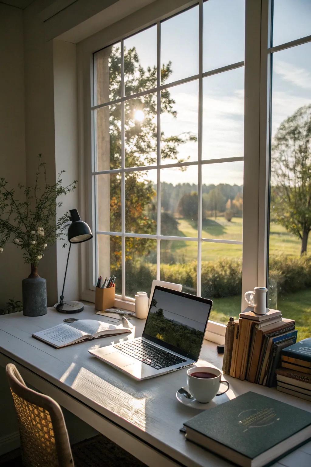Sunlight helps you feel good and makes you more productive.