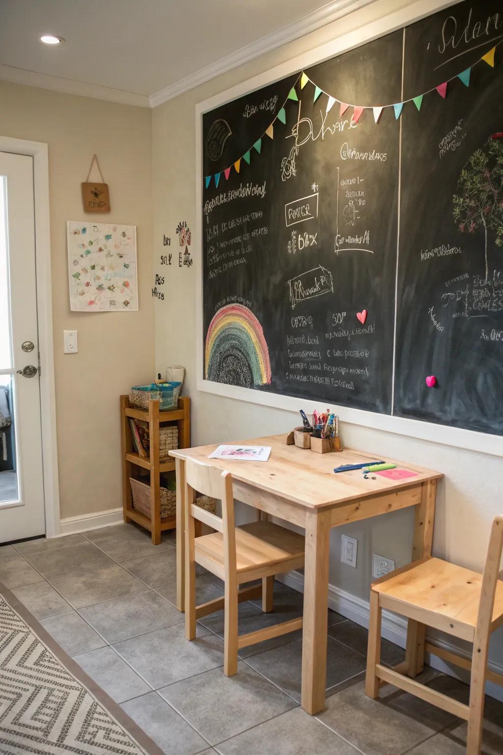 Educational displays transform any wall into a learning hub.