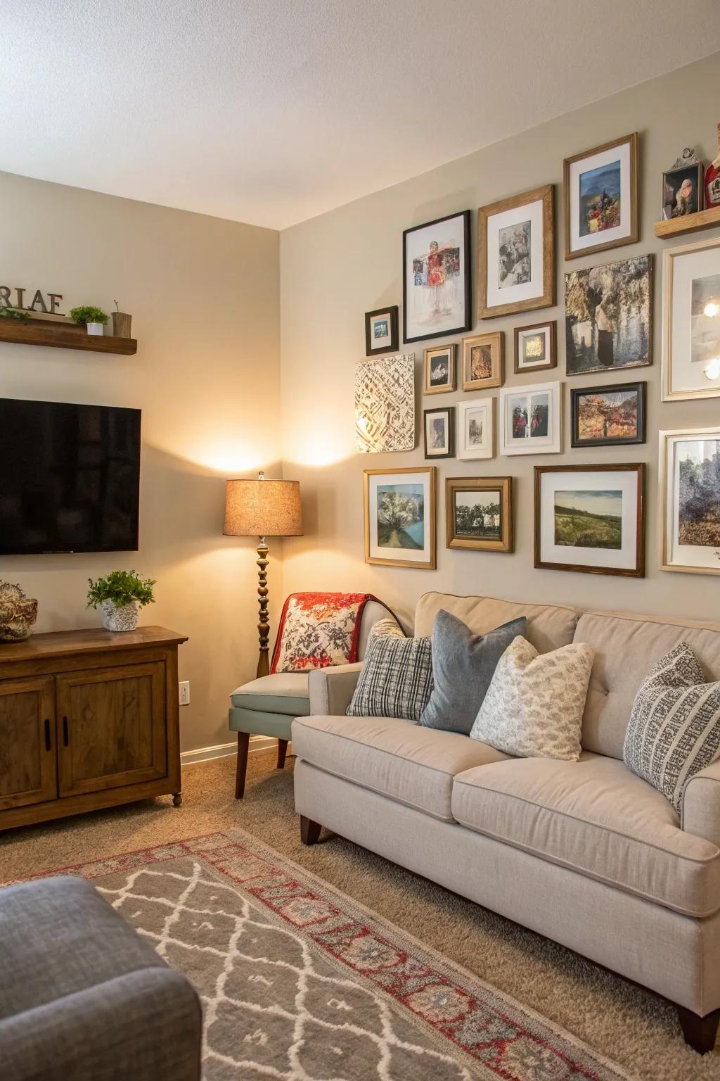 Gallery walls narrate your distinct story