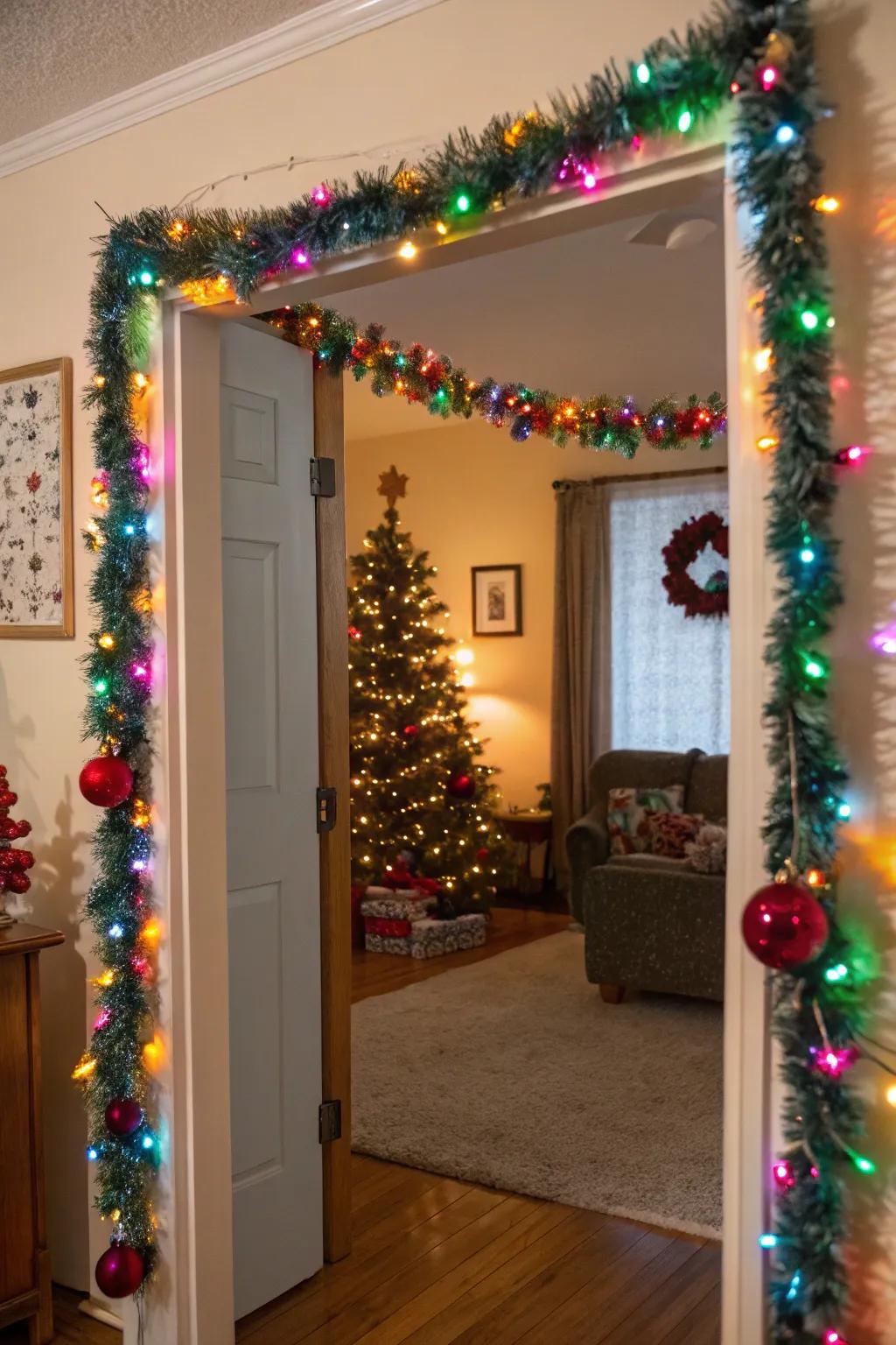 An access beautifully enclosed with glittery strands.