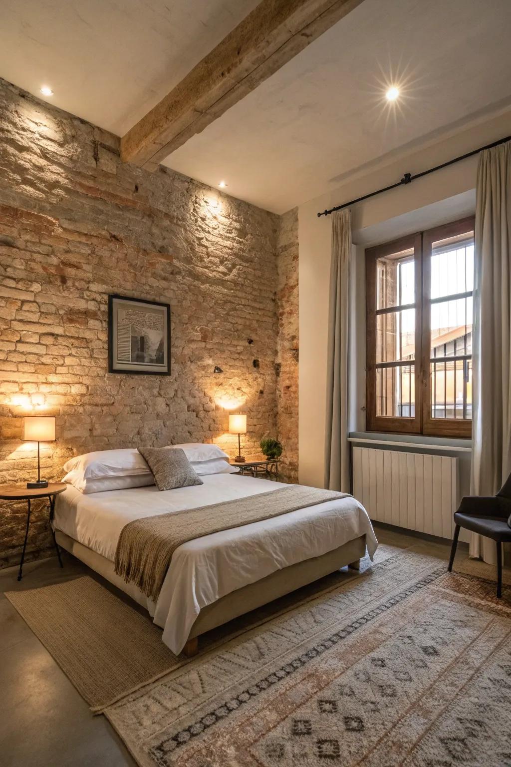 Subdued tones enhance the urban aesthetic while maintaining a peaceful area.