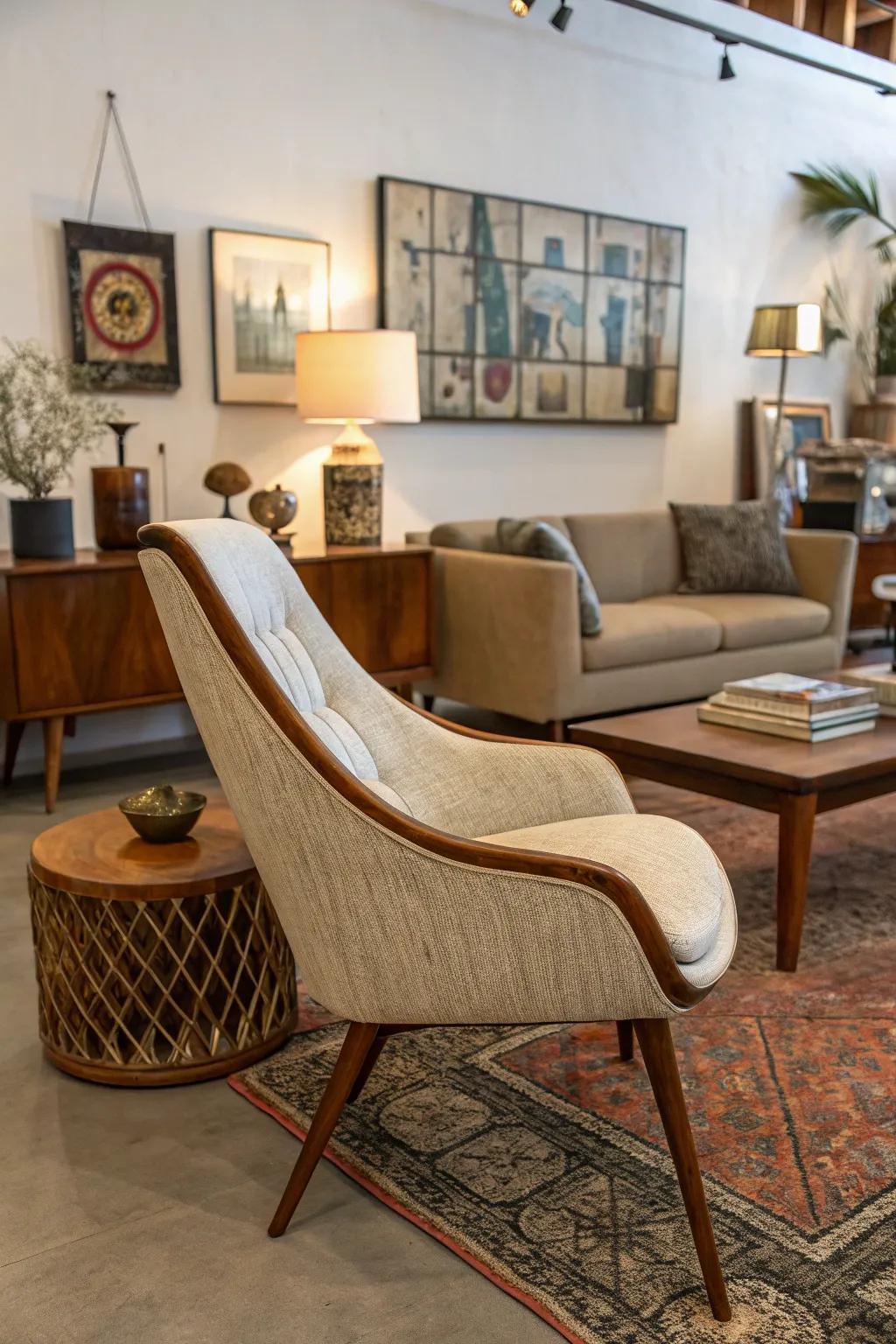 Mixing old and new elements results in a unique and diverse style.