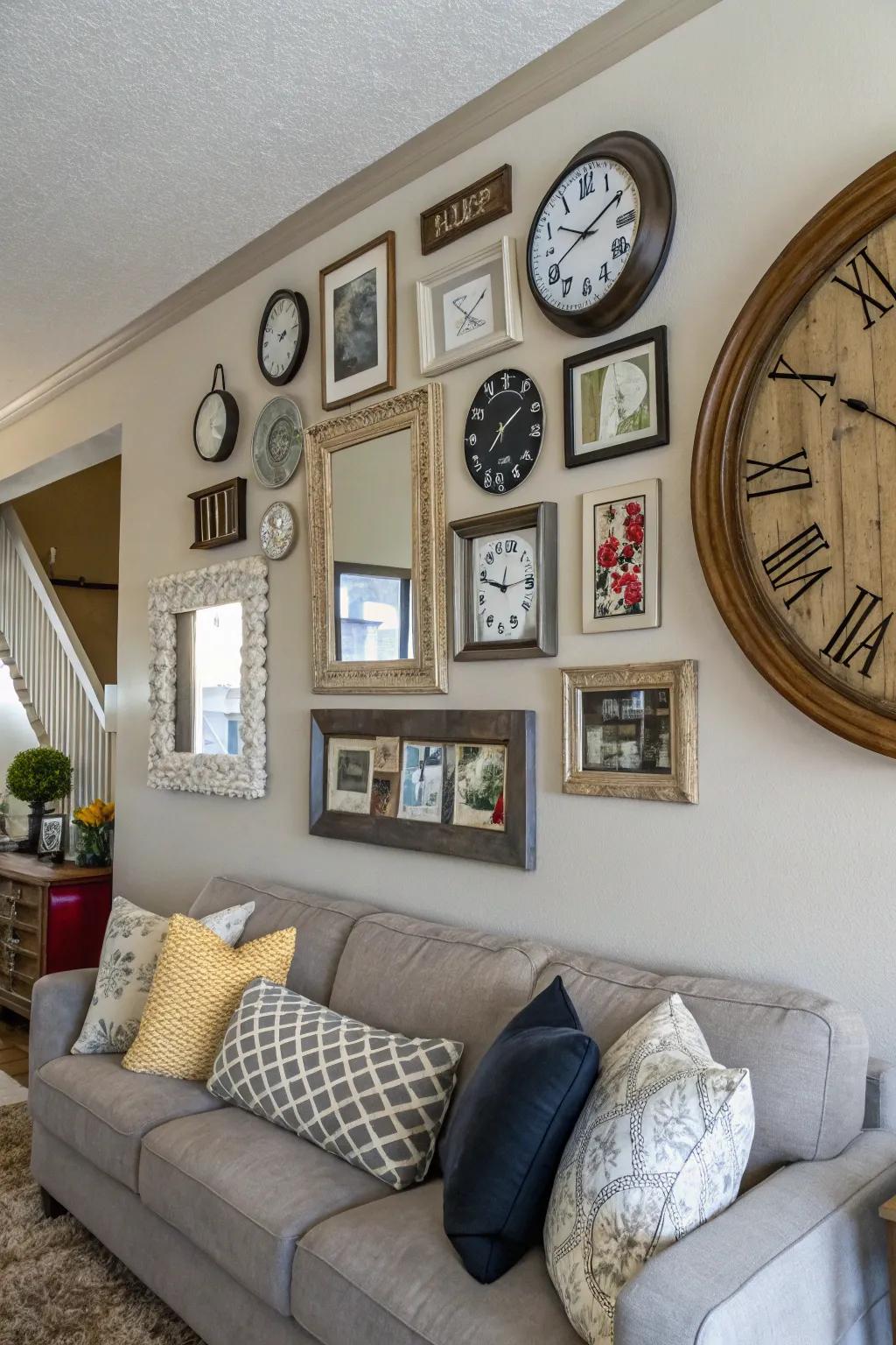 Incorporate mixed media components for an energetic and alluring surface exhibition.