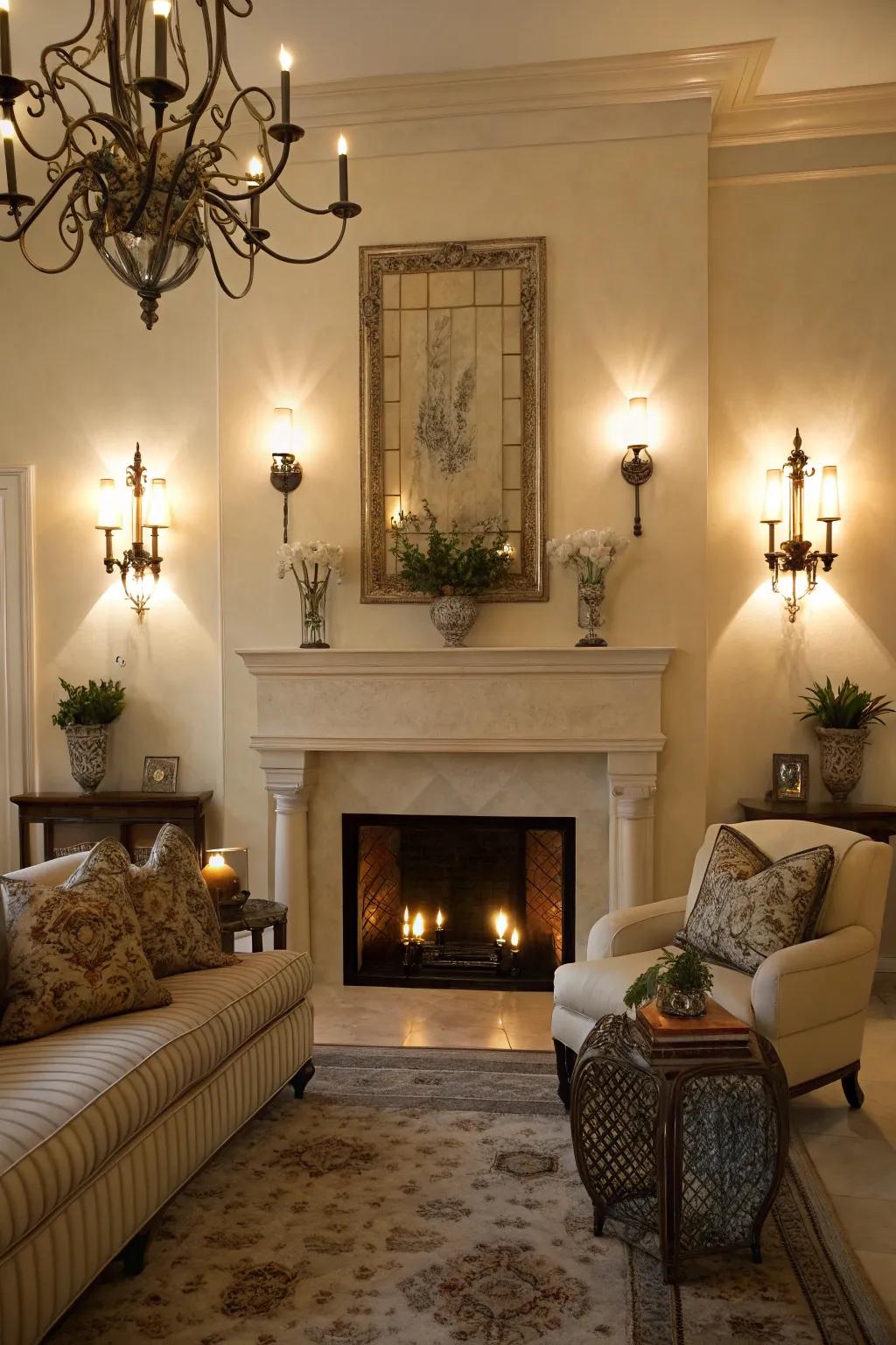 Symmetry imparts refinement and equilibrium to your living space.