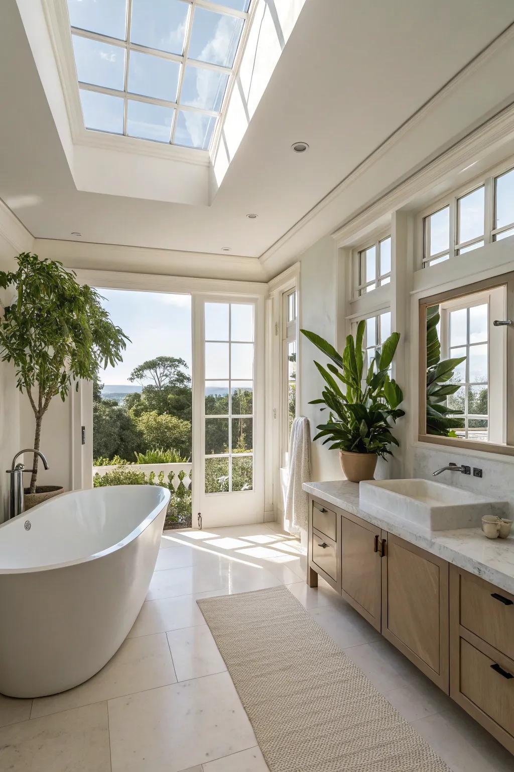 Generous area adds to a luxurious and comfortable environment.