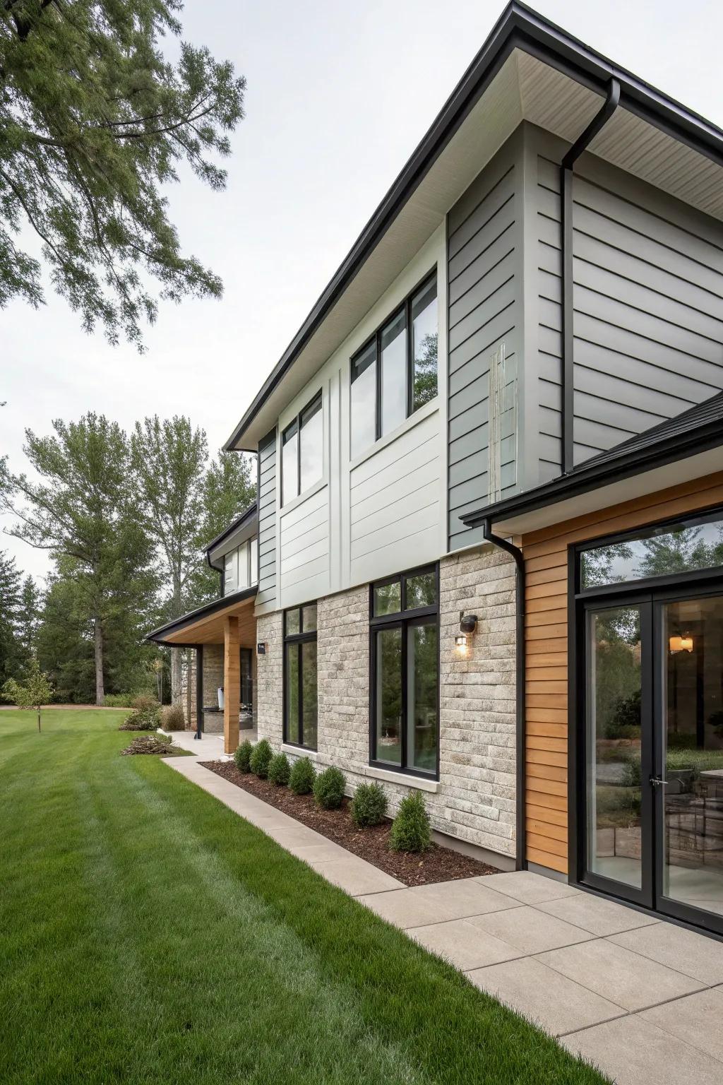 Mixing textures enriches your home's visual allure.