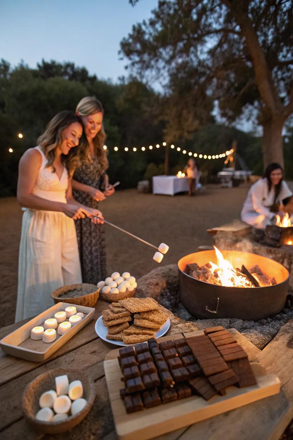 Celebrate mortgage freedom by making s&rsquo;mores together.