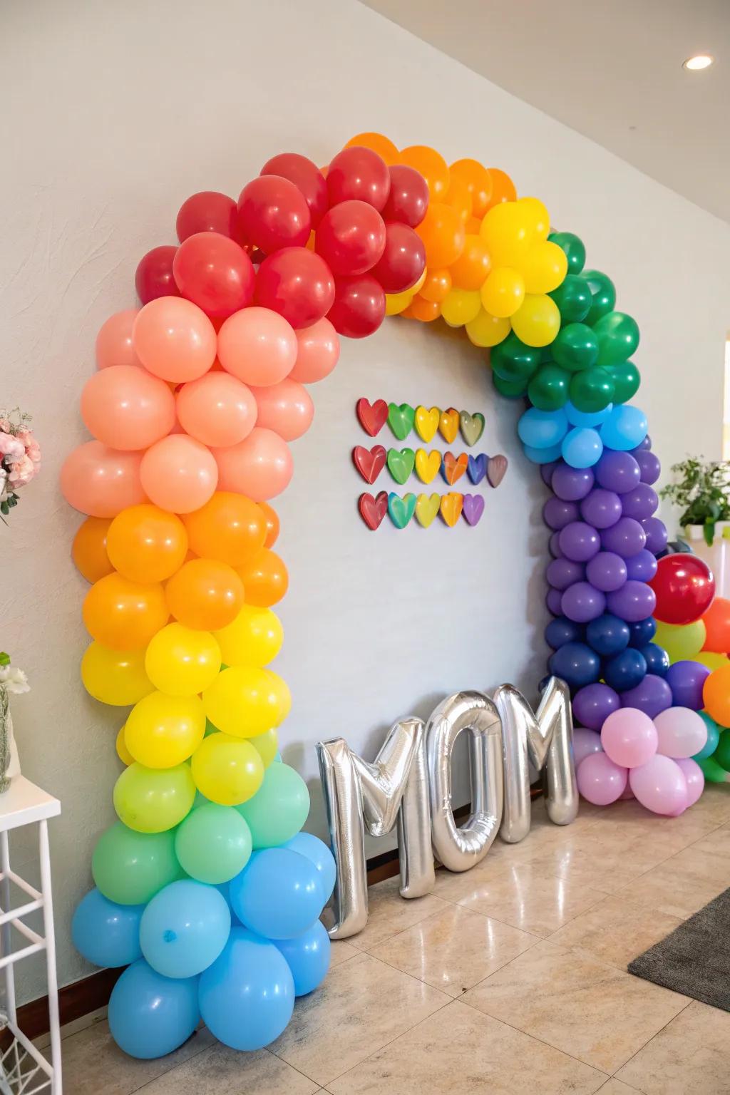 Illuminate Mother's Day with a playful aerostat arrangement.