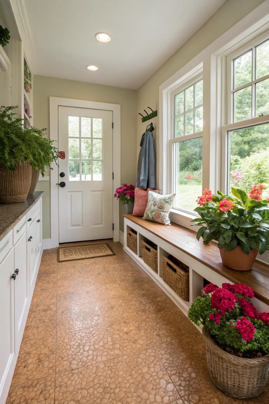 Surface flooring is a green choice that also has a bit of natural beauty.