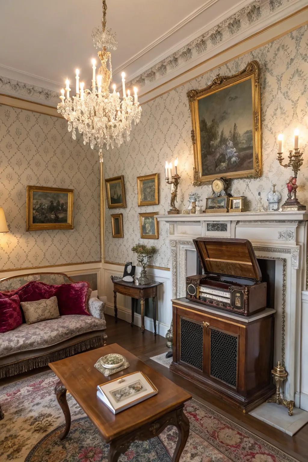 A vintage-inspired music box, suited for those with a love for the past.