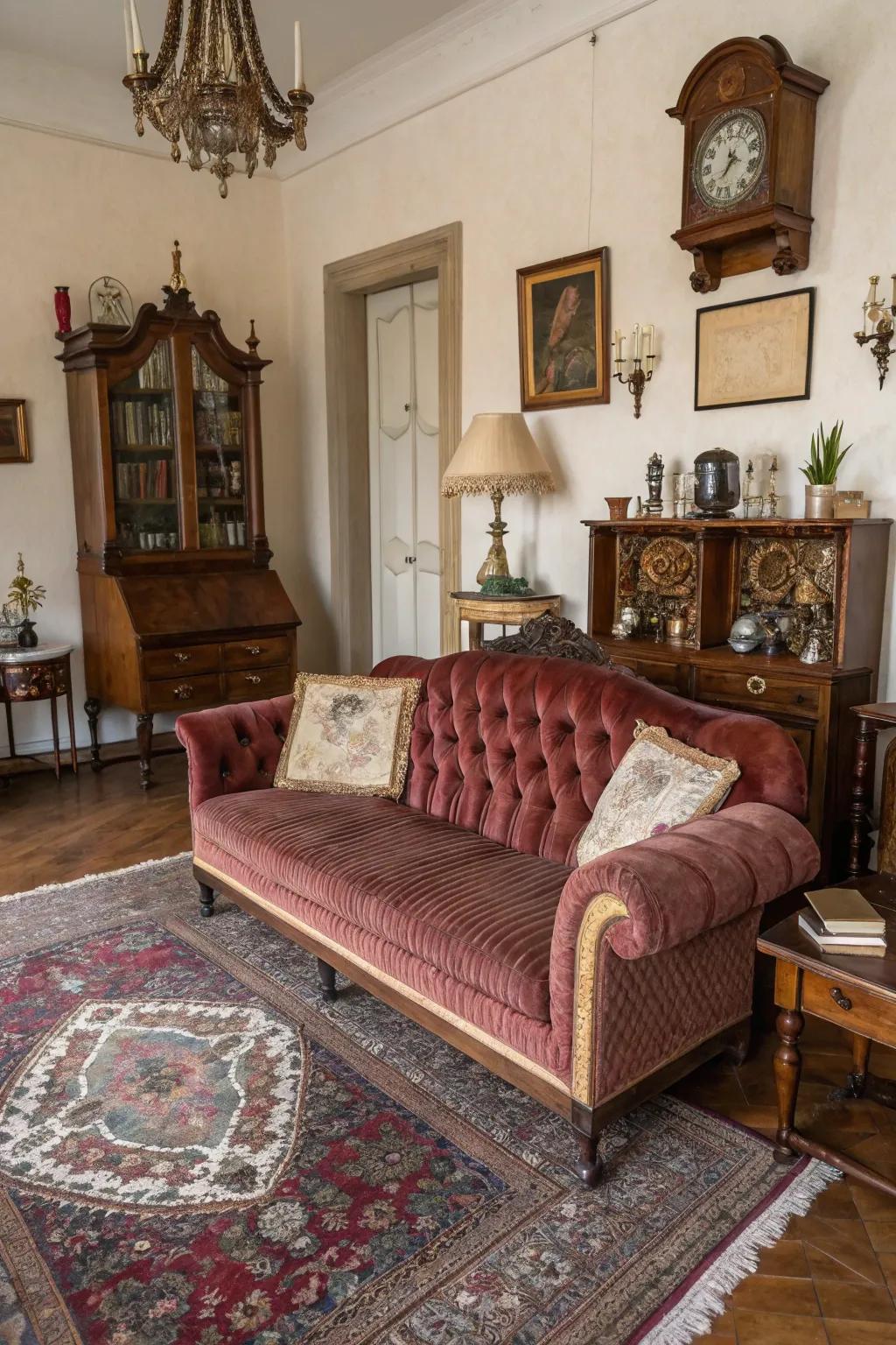 Comfortable weaves like plush and rich rugs contribute lavishness.