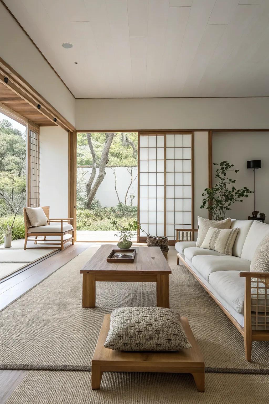 A minimalist's dream featuring uncluttered designs and open space.