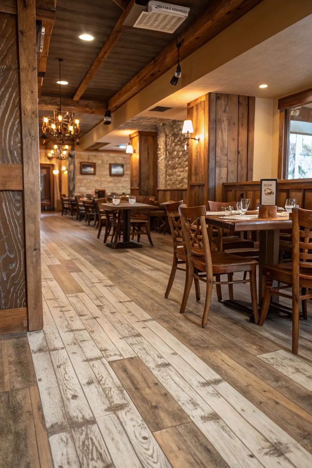 Simulated timber grain finish delivers the warmth of genuine timber.
