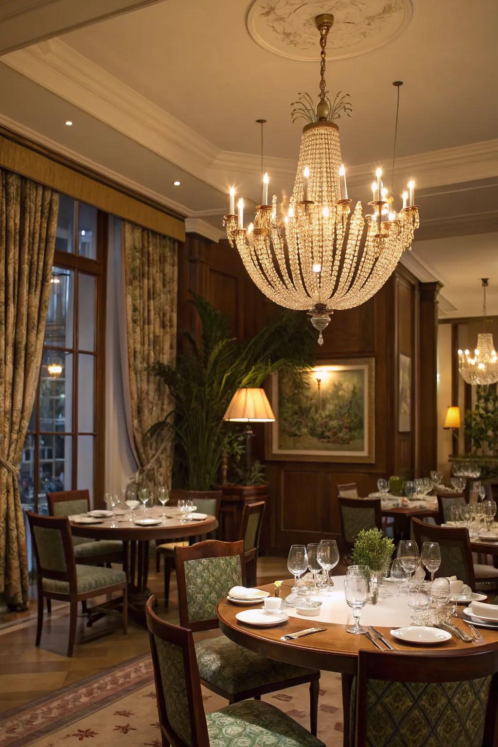 Add elegance with a sophisticated hanging fixture.