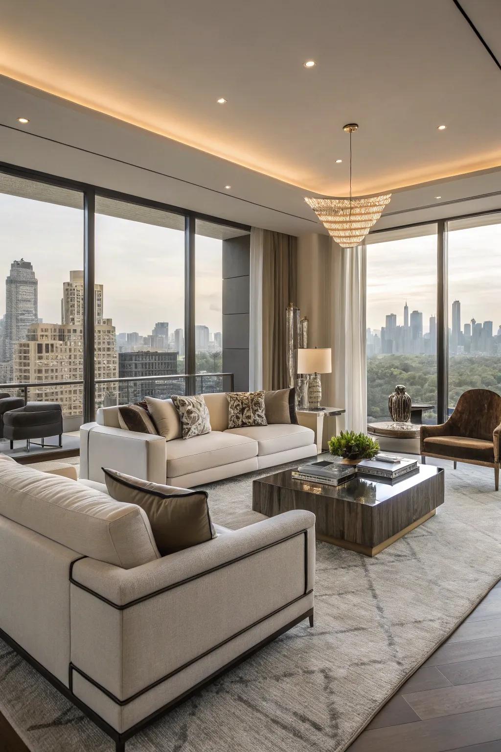 Furniture brings a unique look.