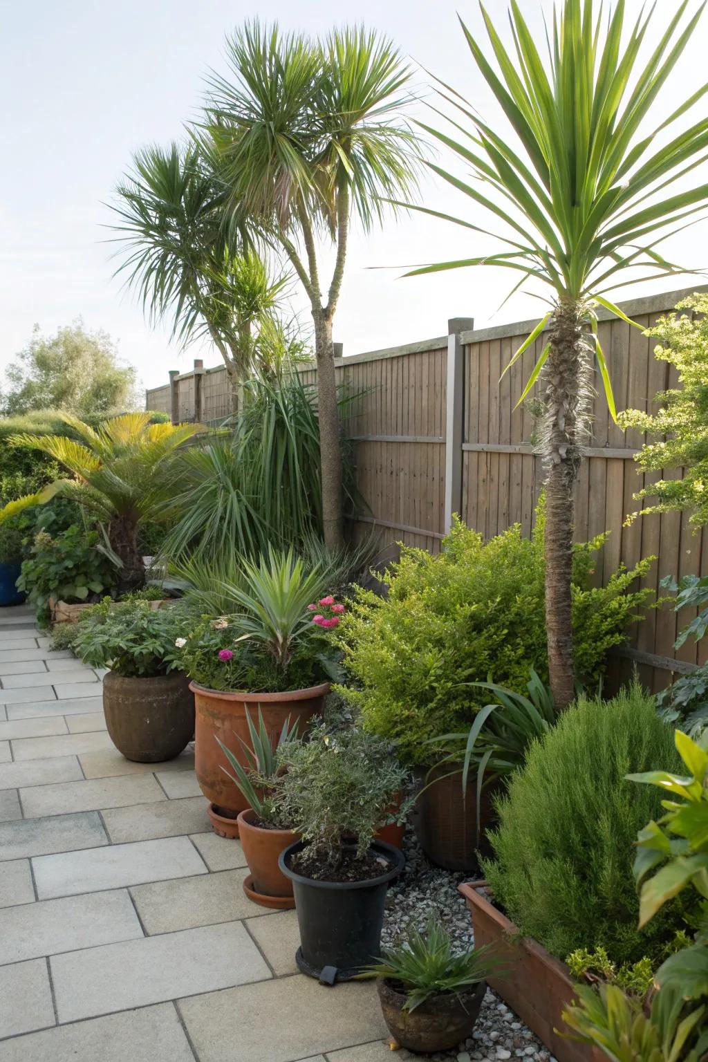 Transform your outdoor seating area into an exterior sanctuary through vegetation.