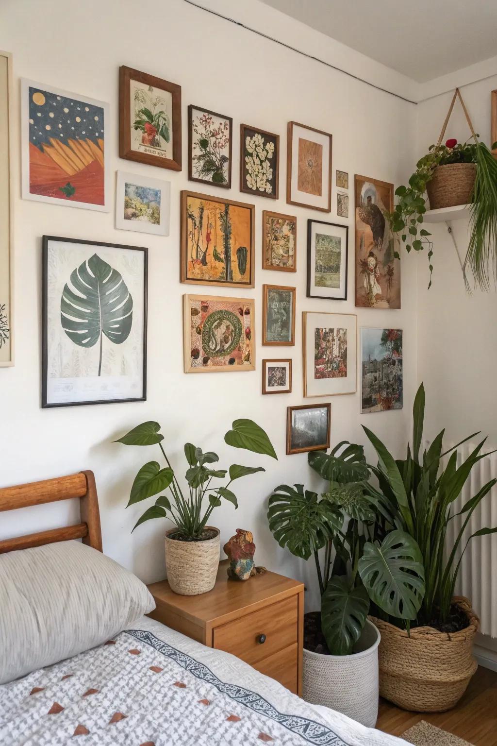 Let your walls reflect your personality with personalized art and decor.