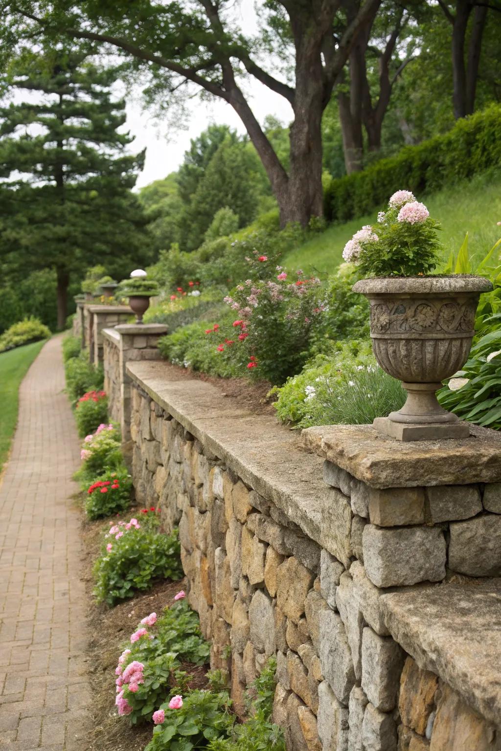 Patterned finishes enrich with countryside appeal and dimension.