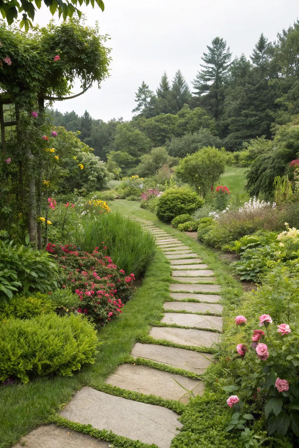 Welcome visitors with charming stepping pads.