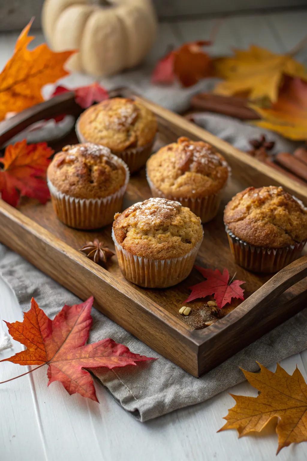 Spiced goodies are an autumn favorite.