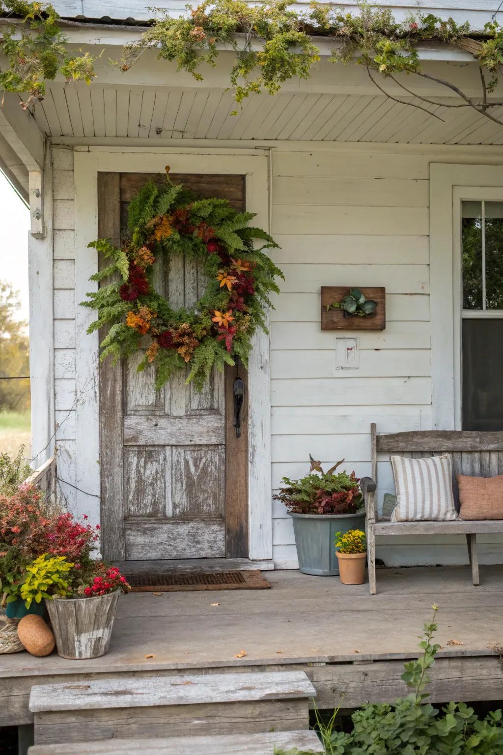 Welcome visitors with a nature-inspired decoration.
