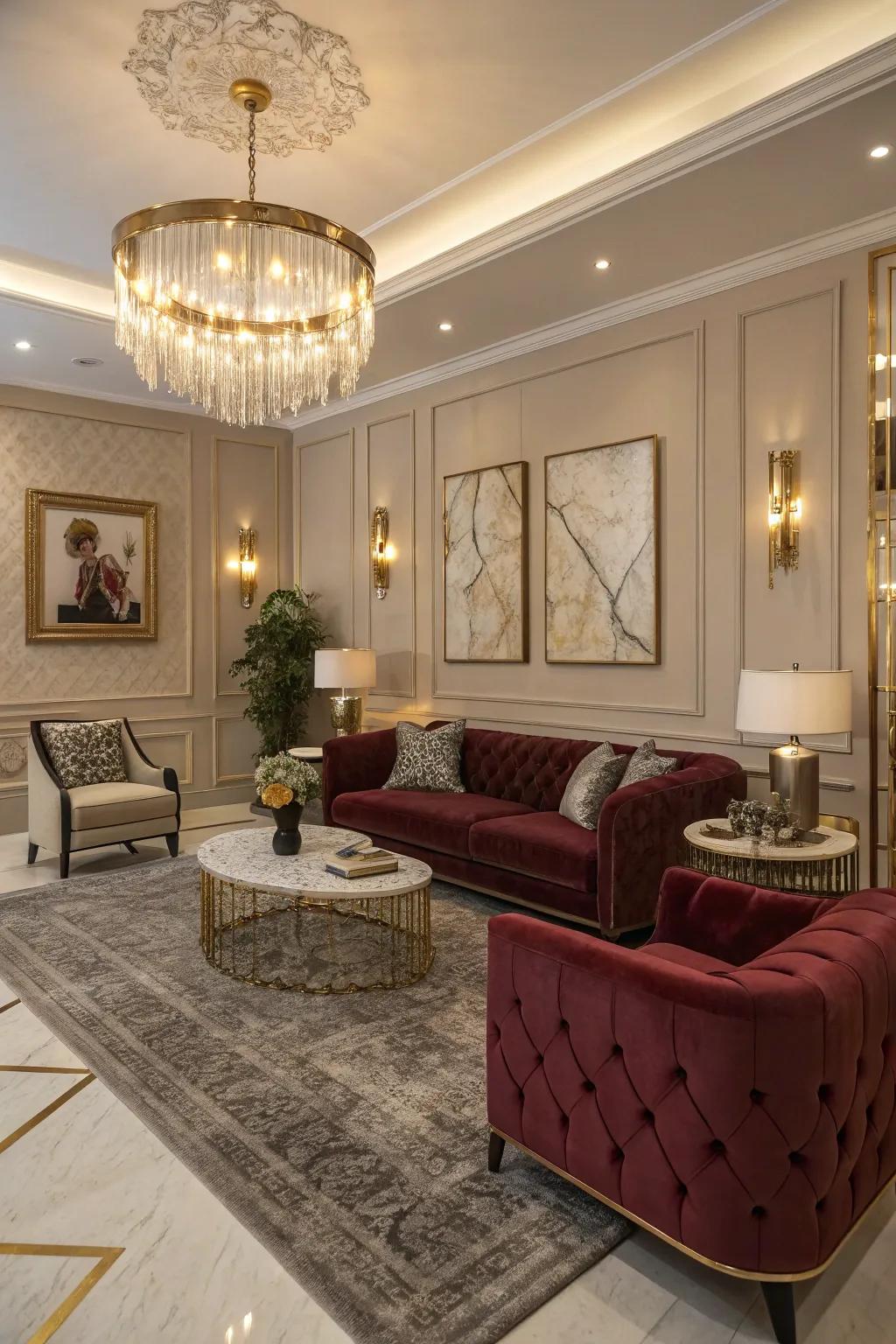 Elevate your Sims 4 lounge using a hint of opulence.