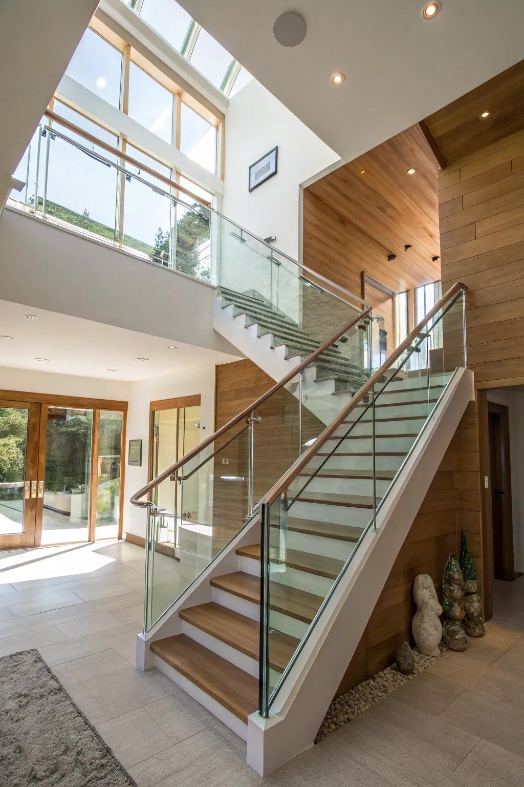 Open designs generate a perception of space and brightness.