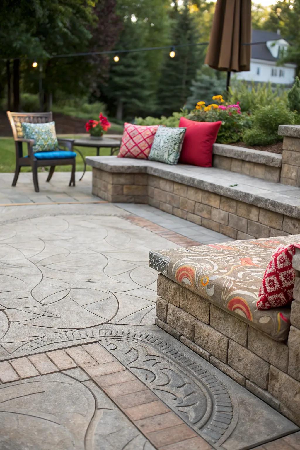 Raised seating areas deliver a fashionable and budget-friendly solution.