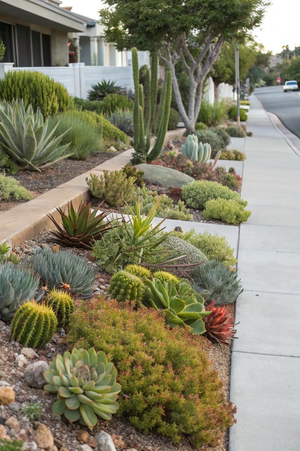 Water-saving landscaping is ideal for creating a beautiful and sustainable outdoor space.