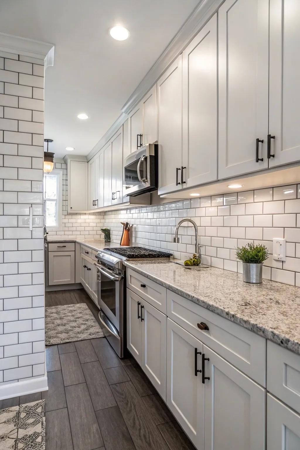 Upright orientation for an innovative, modern touch.