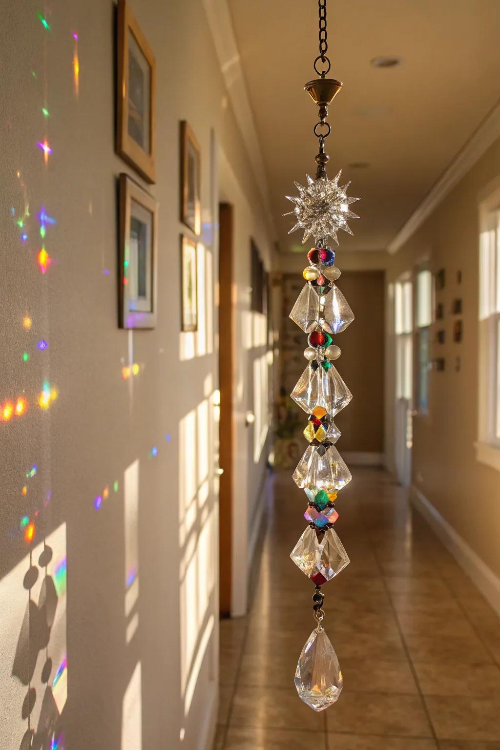 Dazzling refractions with crystal prisms.