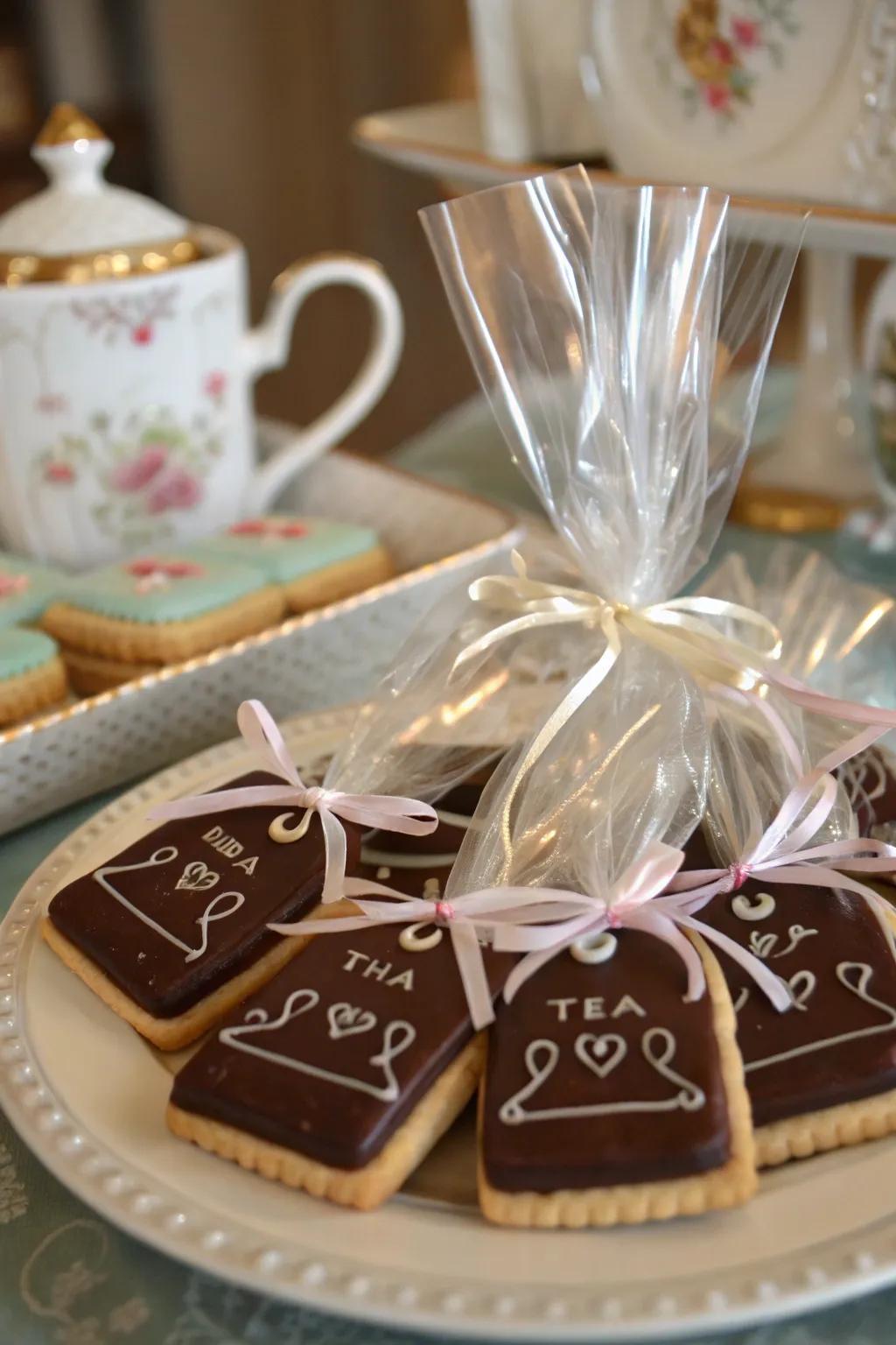 Tea sack confections are an enchanting and delicious treat.