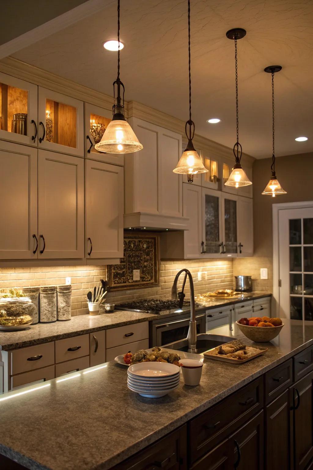 Cordless lighting offers easy installation and sleek style.