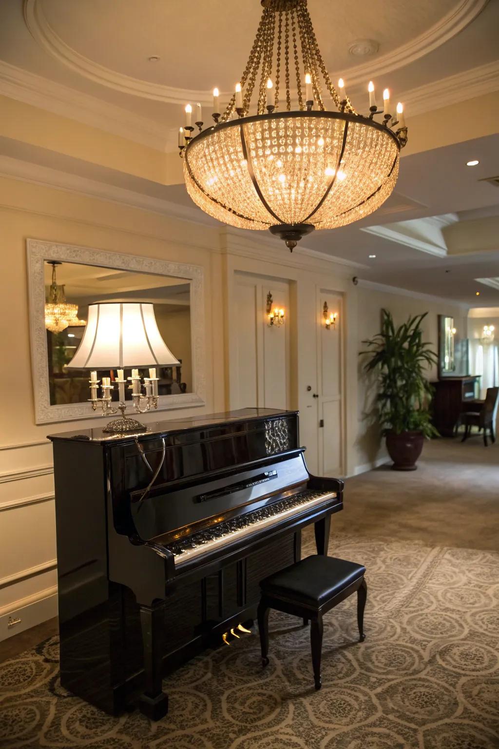 Set the ideal atmosphere for music with thoughtfully chosen lighting.