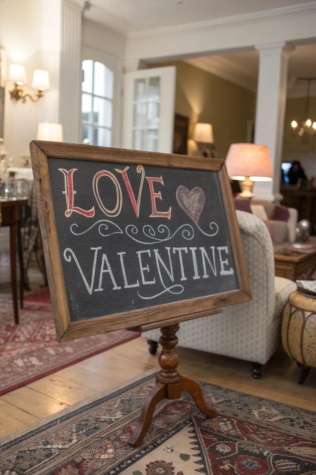 Inventive lettering breathes life into your chalkboard.